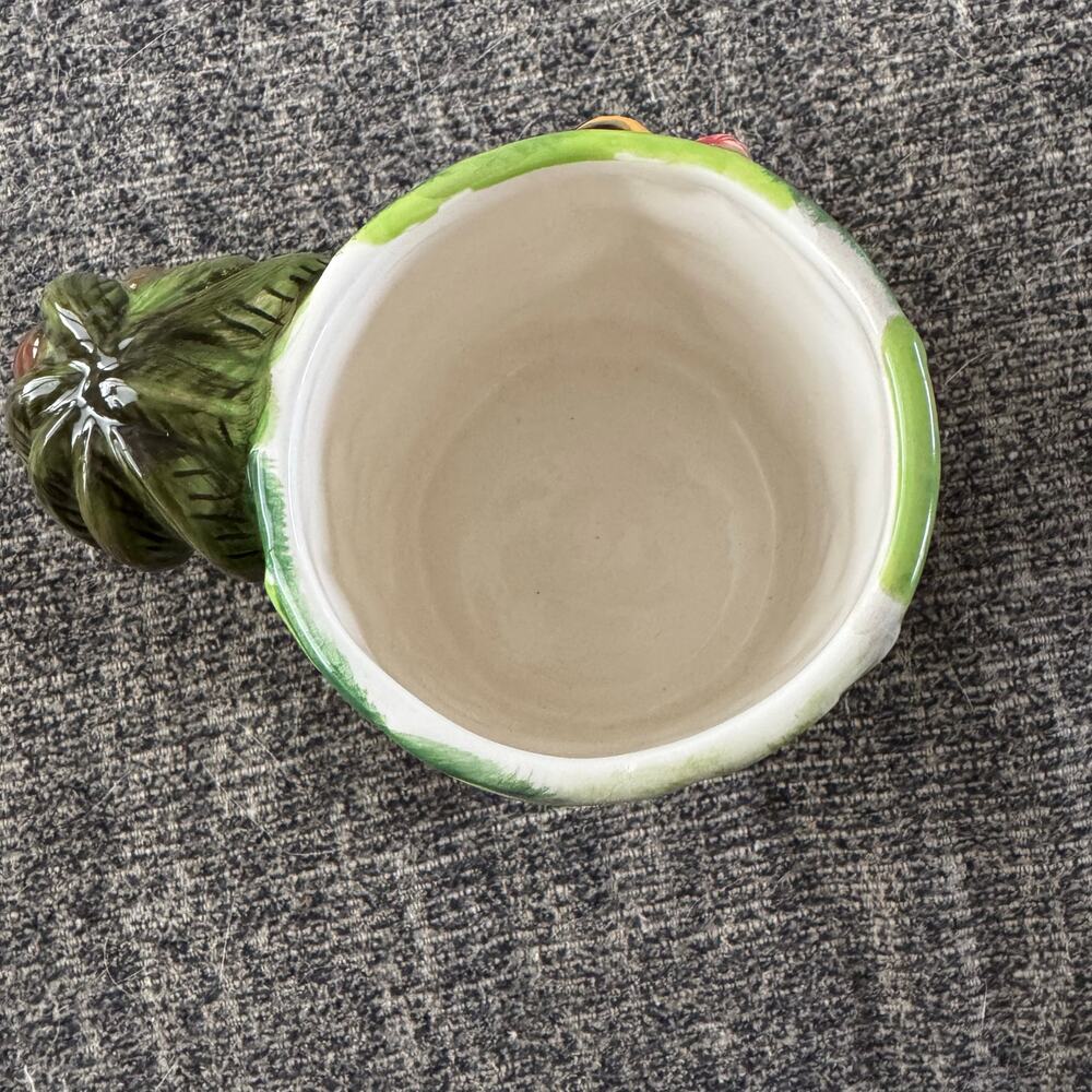 KCCO Ltd Hawaii 3-D Hand-painted Hula Girl Palm Tree Coffee Tea Mug Collectible - Picture 8 of 11
